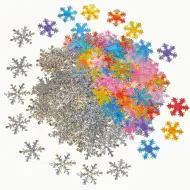 PlayBox: Set di paillettes Fiocco di Neve da 500 pezzi