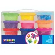 PlayBox: Set di pasta modellabile in schiuma 12 pezzi 14 grammi/barattolo