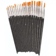 PlayBox: Set di pennelli a testa piatta 20 pezzi