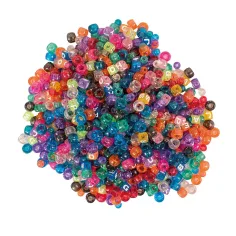 PlayBox: Set di perline colorate infilabili a forma di cilindro e cubo ABC confezione da 1000 pezzi immagine 4