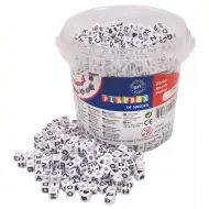 PlayBox: Set di perline con lettere in secchio da 1250 pezzi