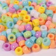 PlayBox: Set di perline da 9 mm in colori pastello, 1000 pezzi