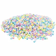 PlayBox: Set di perline da stirare MIDI pastello da 5 mm in secchio, confezione da 10.000 pezzi. immagine 3