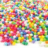 PlayBox: Set di perline di cristallo in plastica 2000 pezzi 6mm