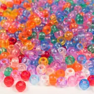 PlayBox: Set di perline trasparenti per creazione di gioielli, 1000 pezzi