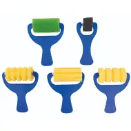 PlayBox: Set di rulli da pittura in spugna 5 pezzi