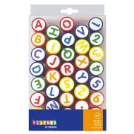 PlayBox: Set di timbri con lettere e numeri, 35 pezzi