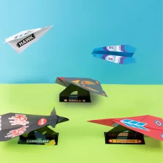 PlayBox: Set per creare aeroplani di carta artigianali immagine 2