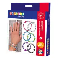 PlayBox: Set per creare braccialetti con perline e charm, 290 pezzi