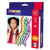 PlayBox: Set per creare braccialetti con perline scintillanti, 480 pezzi