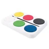 PlayBox: Tavolozza acquerelli con 6 dischi da 55 mm colori base