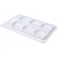 PlayBox: Tavolozza per pittura vuota a 6 posti per dischi da 30 mm, set da 6 pezzi