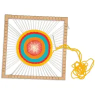 PlayBox: Telaio rotondo per tessitura 23x23cm