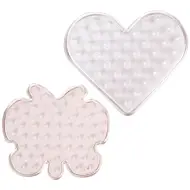 PlayBox: base perline stirabili da 9mm con 5 forme di farfalla e 5 forme di cuore