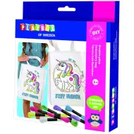 PlayBox: kit per ricamo fai-da-te con borsa di tela