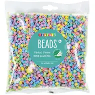 PlayBox: perline termoadesive MIDI 5 mm, colori pastello, confezione da 6000 pezzi