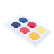 PlayBox: set di acquerelli in 6 colori con dischi da 30 mm