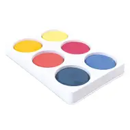 PlayBox: set di acquerelli in 6 colori con dischi da 57 mm