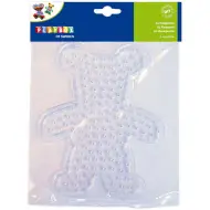 Playbox: Base perline da stirare XL – 1 pezzo (forma di orso, auto o cuore)