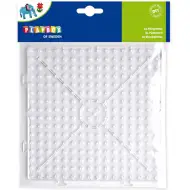 Playbox: Base perline da stirare XL - 1 pezzo, forma quadrata, collegabile