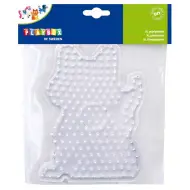 Playbox: Piastra XL per perline da stirare – 1 pezzo (forma di gatto, cane o cavallo)