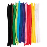 Playbox: Set di fili chenille colorati – Ø 15 x 500 mm, 100 pezzi