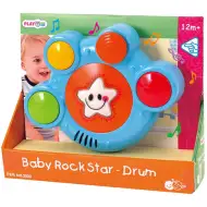 Playgo: Batteria elettrica per bambini Rockstar con luci e suoni