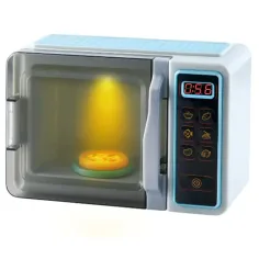 Playgo: Forno a microonde con luci, suoni ed elementi mobili 25x12x17cm immagine 4