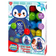 Playgo: Gioco da bagno raccogli palline con pinguini