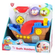 Playgo: Nave dei pirati con scivolo, gioco da bagno con accessori