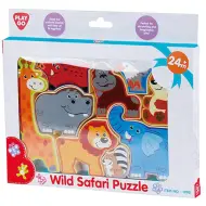 Playgo: Puzzle di forme di animali selvatici