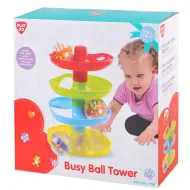 Playgo: Torre pista per palline per bambini con tre palline