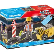 Playmobil: City Action Costruzione Stradale con Tagliabeton (71185)