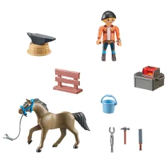 Playmobil: Maniscalco Ben & Achille (71357) immagine 3