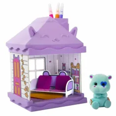 Playmonster: Set da gioco salotto dellippopotamo Fuzzikins immagine 3