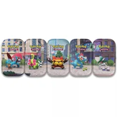 Pokémon TCG: Lumiose City Mini Tin – confezione di carte da collezione in scatola di latta, varie versioni, 1 pezzo