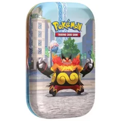 Pokémon TCG: Lumiose City Mini Tin – confezione di carte collezionabili in scatola di metallo, varie versioni, 1 pezzo immagine 4