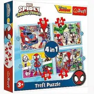 Póki e i suoi meravigliosi amici set puzzle 4 in 1 - Trefl