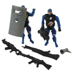 Police Pioneer: Set di polizia con figurine e armi in due varianti immagine 2