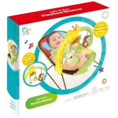 Poltroncina per bambini a forma di giraffa con suoni e vibrazioni immagine 2
