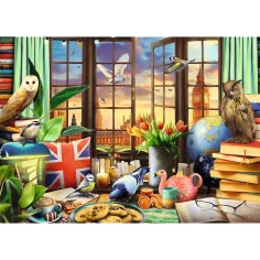 Pomeriggio inglese puzzle Premium Plus Quality da 1000 pezzi - Trefl immagine 2