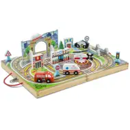 Porta con te il set di gioco città in legno - Melissa &amp; Doug