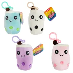 Portachiavi in peluche Bubble Tea in diverse varianti 1 pezzo immagine 2