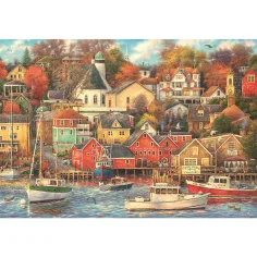 Porto marittimo puzzle HQC da 1500 pezzi 84,5x59,5cm - Clementoni immagine 2