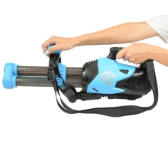 Power Popper Gun: Pistola a tre colpi con proiettili di spugna da 55 cm immagine 6