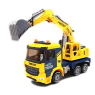 Power Truck camion con gru escavatore con luci e suoni 40 cm