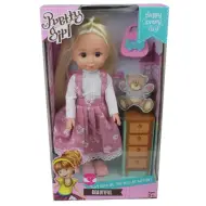 Pretty Girl con bambola bionda e borsetta