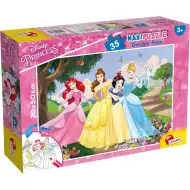 Principesse Disney 2 in 1 maxi puzzle da 35 pezzi e da colorare 70x50cm - Lisciani