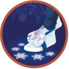 Principesse Disney: Frozen 2 - fascetta alla caviglia con proiettore a fiore di ghiaccio animato immagine 4