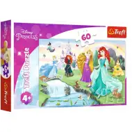 Principesse Disney: Incontro con le principesse puzzle da 60 pezzi - Trefl